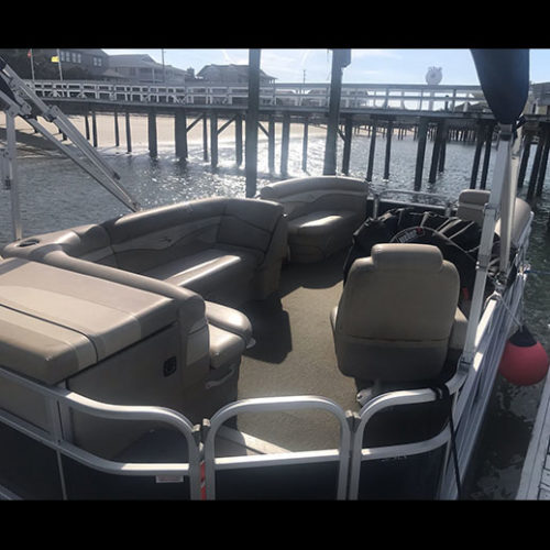 The Clover pontoon boat